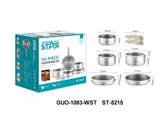 Набор посуды из 10 предметов Winning Star ST-5215 GUO-1083